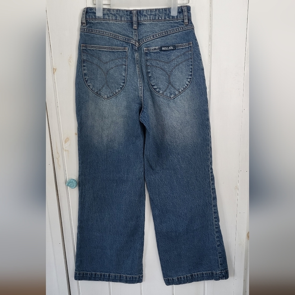 Rolla's High Rise Wide Leg Crop Jeans
